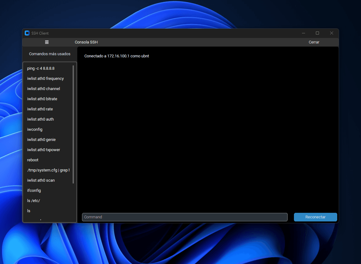 Cliente SSH Python: controla tu equipo Ubiquiti