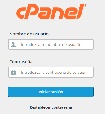 Image cPanel login