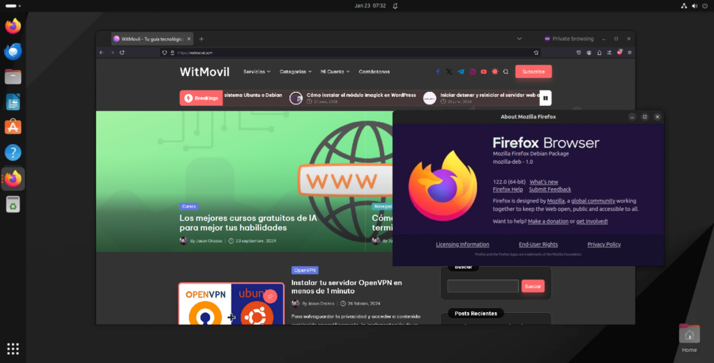 Cómo instalar Firefox como un paquete DEB en Ubuntu