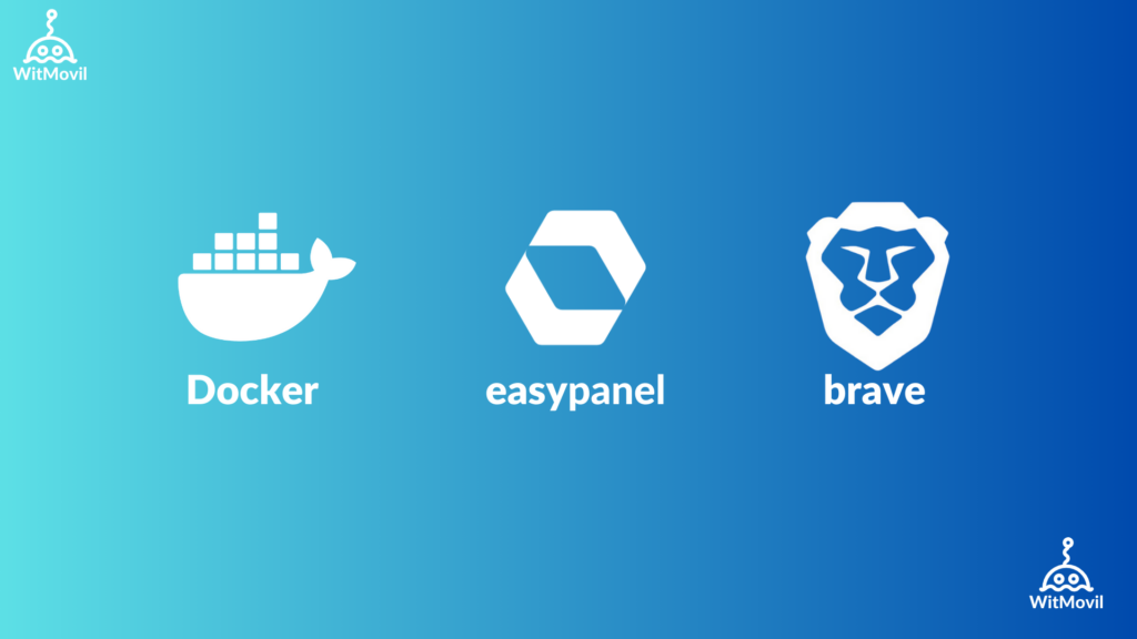 Install brave on easypanel docker