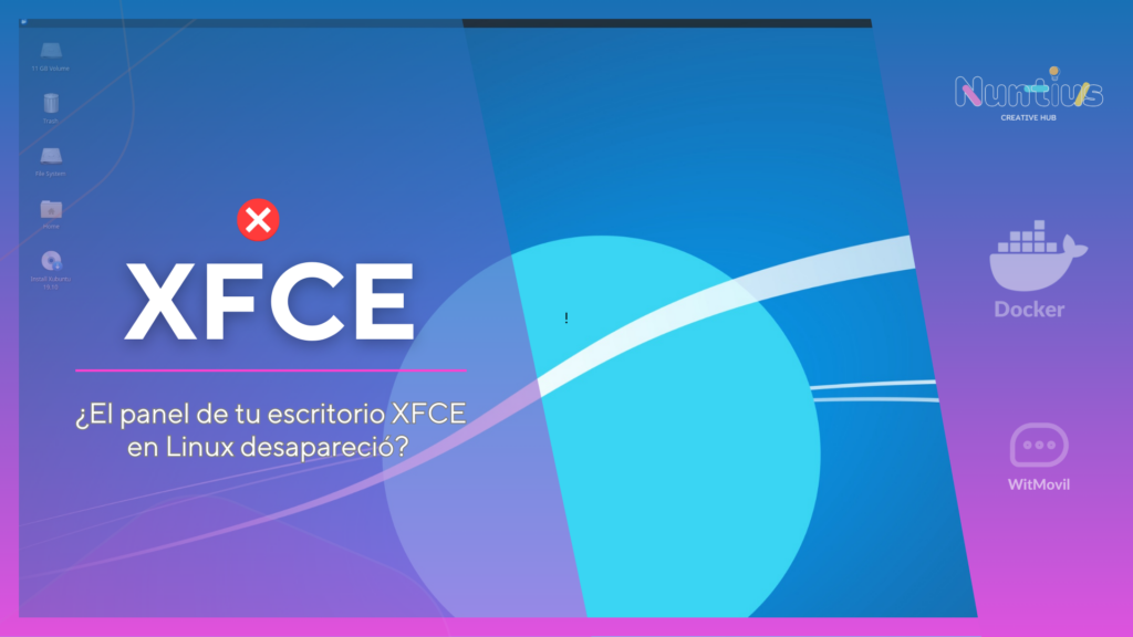 Eliminé el panel en Linux XFCE, ¿Cómo puedo recuperarlo?